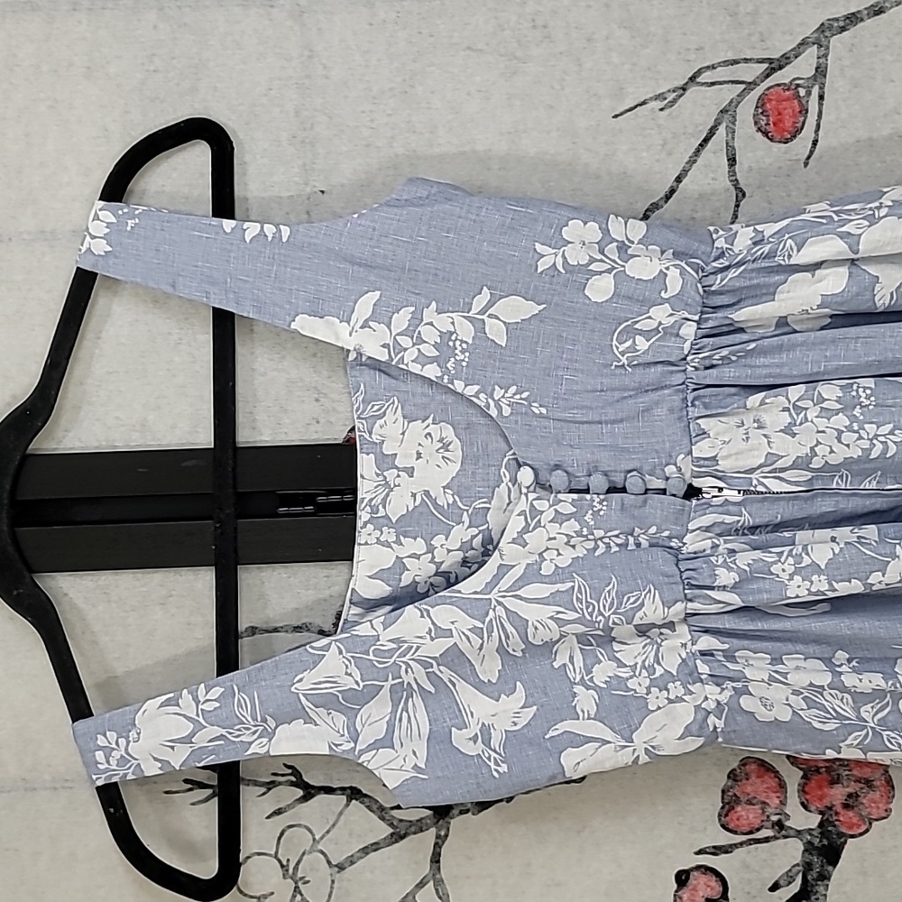 Reformation Bucatini Linen Midi Dress Size 2 - Picture 4 of 13